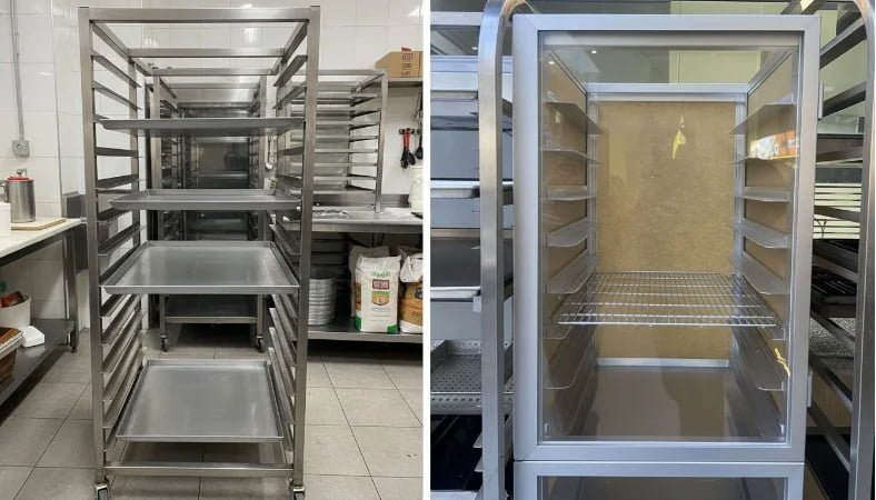 Bakery Pan Racks: Open vs Enclosed – Which One Should You Use? – KK ...