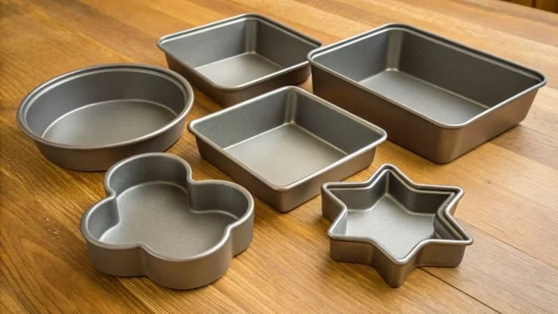 Custom Baking Pans A collection of different custom baking pans