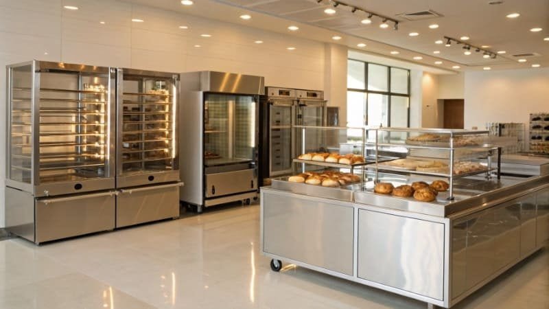 Bakery Machines baking equipment for a commercial bakery