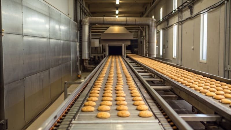 Baking Factory Equipment automated bakery production line
