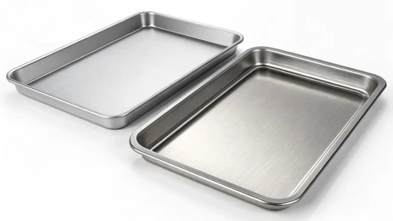 Aluminum vs Stainless Steel Baking Trays: Which Wins for Your Bakery?
