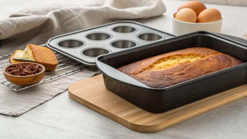 What should you consider when ordering a custom baking pan?