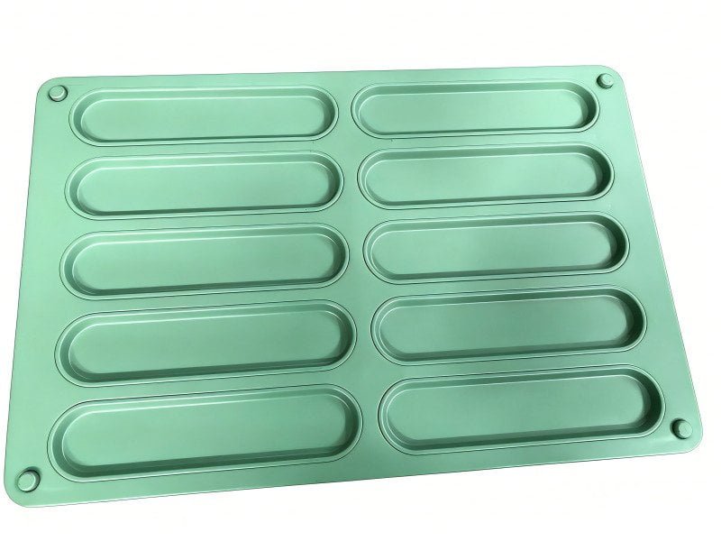 10-Cell Non-Stick Hot Dog Pans