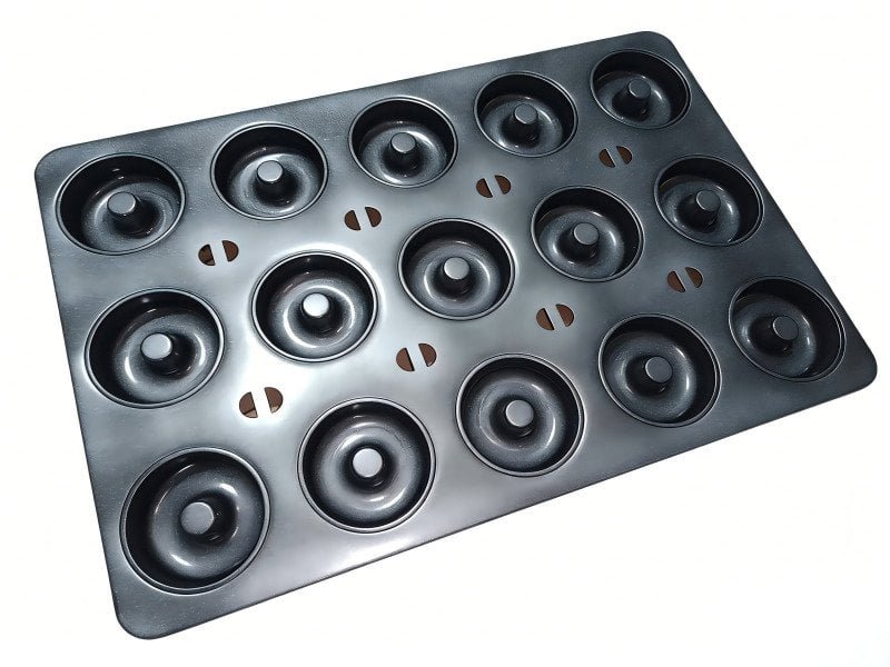 15-Cell Donut Cake Pan Non-Stick