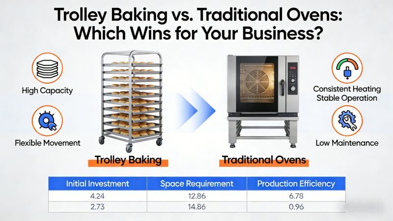 Trolley Baking vs. Traditional Ovens: Which Wins for Your Bakery?