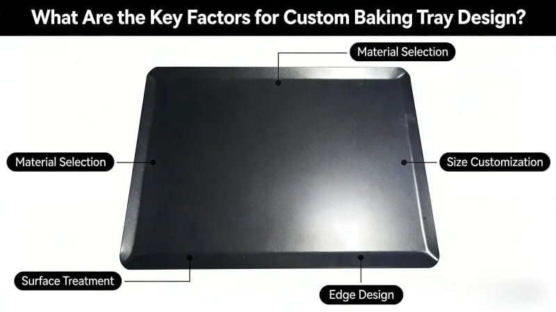 What Are the Key Factors for Custom Baking Tray Design?