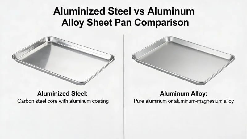 aluminized steel vs aluminum alloy pan