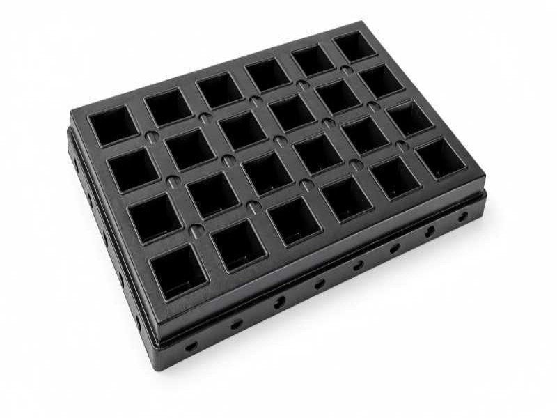 Non-Stick 24-Cavity Square Cake Pan