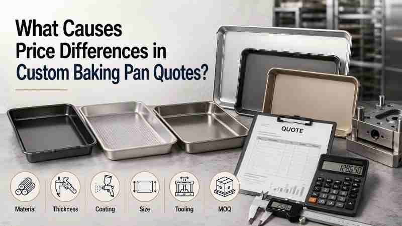What Causes Price Differences in Custom Baking Pan Quotes?